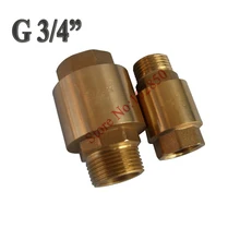 Вертикальный пружинный обратный клапан для воды, масла и газа, G3/" 1/2" Мужской вход и женский розетки