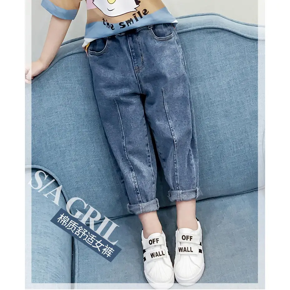 

Girls Jeans Pants Solid Kids Girl Jeans Casual Style Kids Jeans For Girls Teenage Kids Girls Clothes 6 8 10 12 13 14 Year