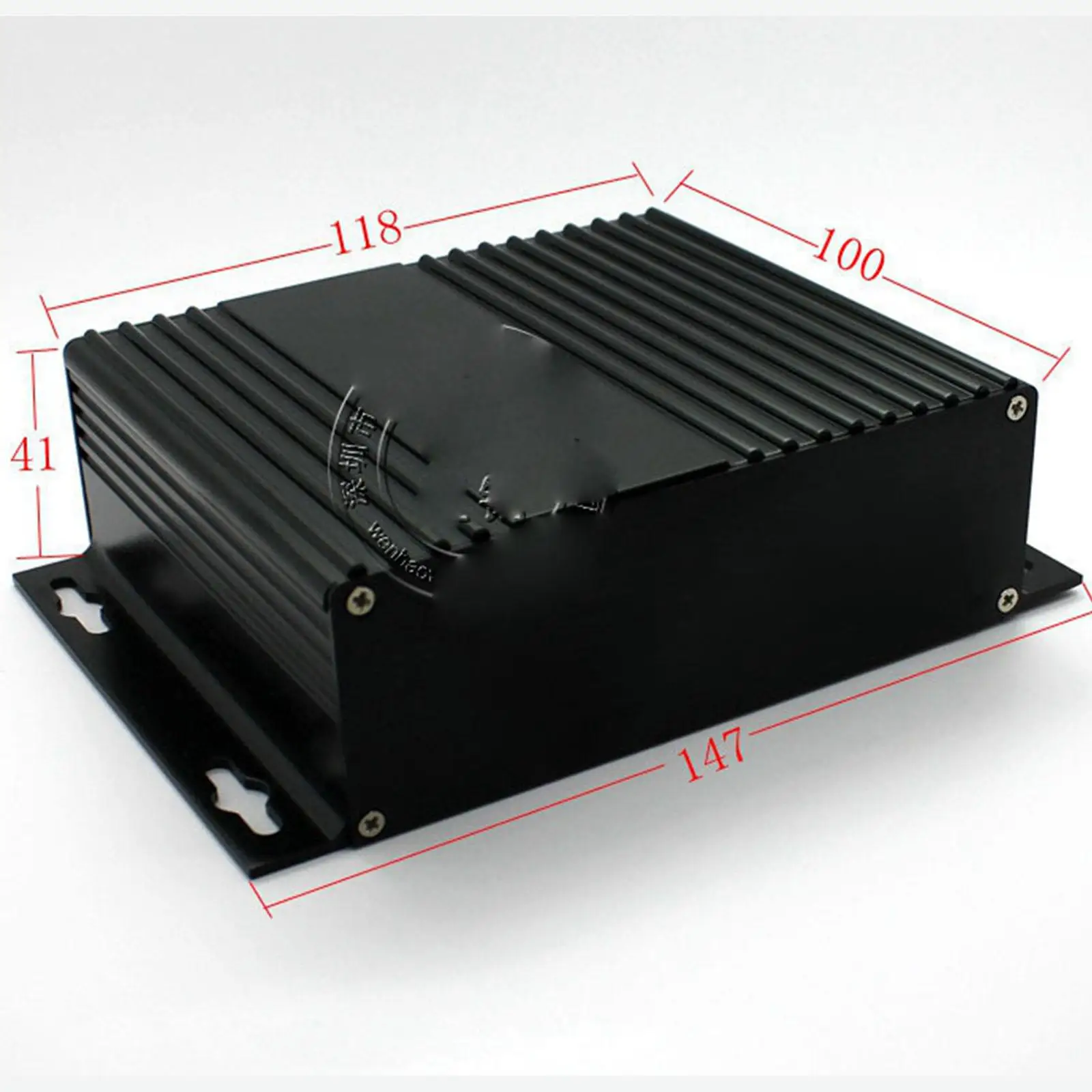 

100x147x41mm Aluminum Enclosure PCB Shell Cooling Box Case Split Type