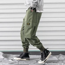 M-3XL 2019 Spring Track Pants Men Sweatpants Mens Joggers Pants Cargo Camo Tactical Harem Pantalon Chandal Hombre