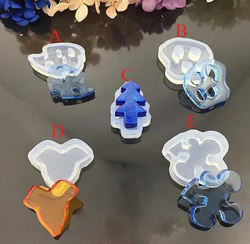 

cloud shape resin epoxy necklace pendant mould diy Silica gel mould for diy jewelry findings--style option