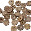 New! 50 Pcs Mixed Pattern Coconut Shell 2 Holes Sewing Buttons DIY Scrapbooking 18mm AC16 Drop Shipping 1