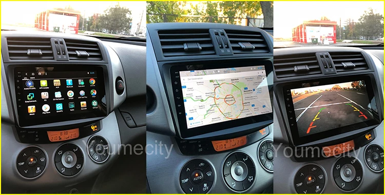 Perfect Car DVD for Toyota Old RAV4 Audio Video Stereo GPS Radio RDS Wifi 2006-2012 1024*600 HD Screen 2Din Android 9.0 Carplay TPMS 5