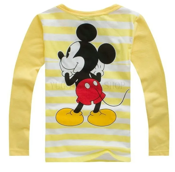 Baby Boys Girls T-Shirt Children Pullovers Tees Boys Clothes Autumn Winter Cotton Kids T Shirt Cartoon Mouse Long Sleeve03