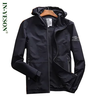

Plus Size 4XL New Casual Hooded Jacket Men Windbreaker High Quality Fashion Printed Pilot Bomber Jacket jaqueta masculina