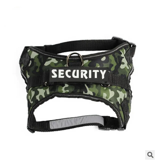 Buy Pet Dog Harness Police Collies Collar Camouflage