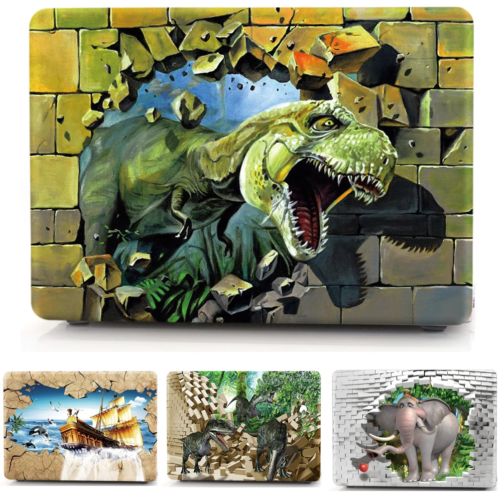 Pattern Printing Hard Case For Apple Macbook Pro 12 13 15 Air 11 13 Laptop Cover Shell for Mac 11.6 13.3 15.4 Touch Bar