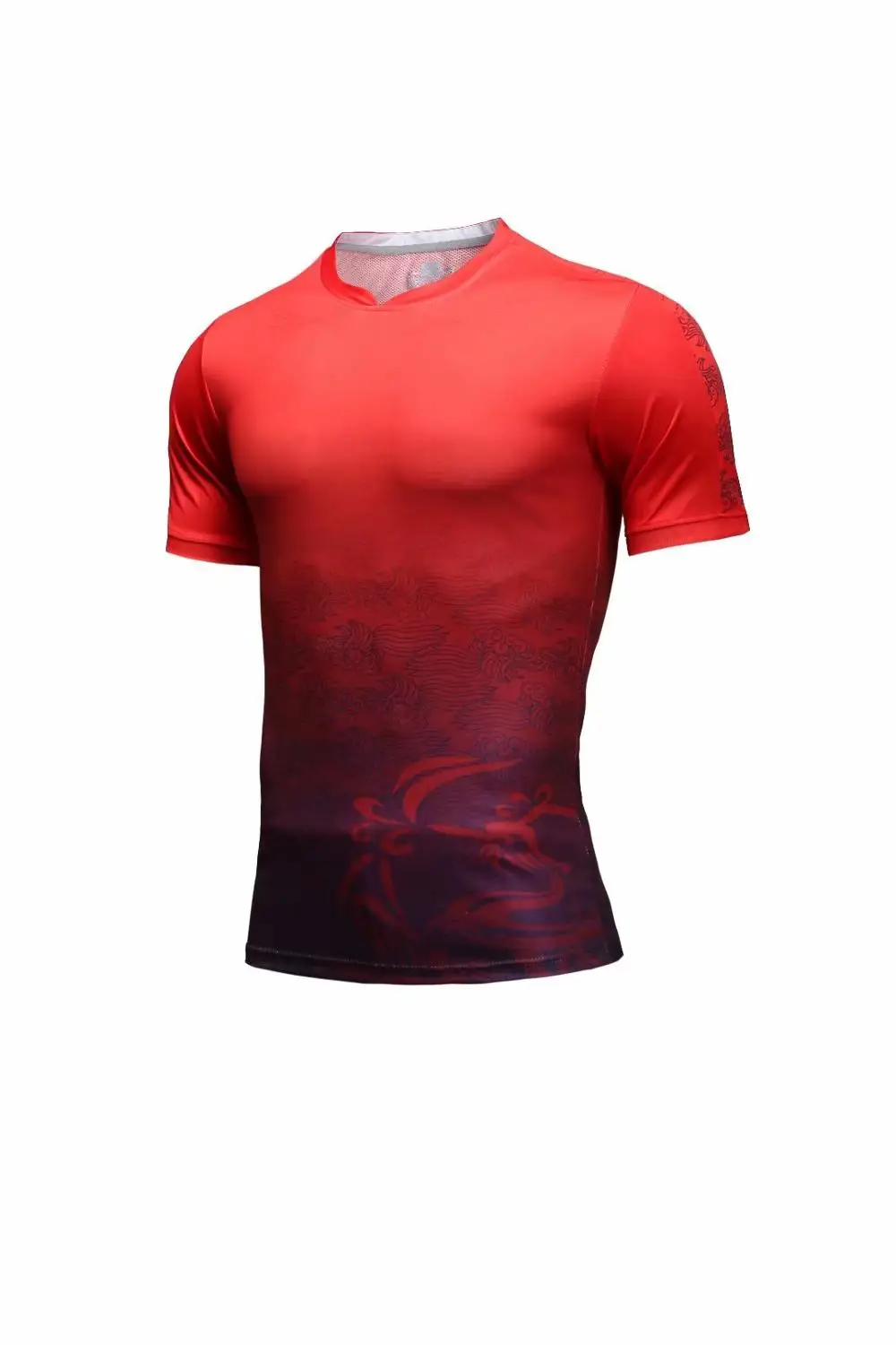 /19 Sqv2d DIY флаг Футбол Джерси air team training комплект рубашка с короткими рукавами Спортивная рубашка Джерси рубашка - Цвет: Красный