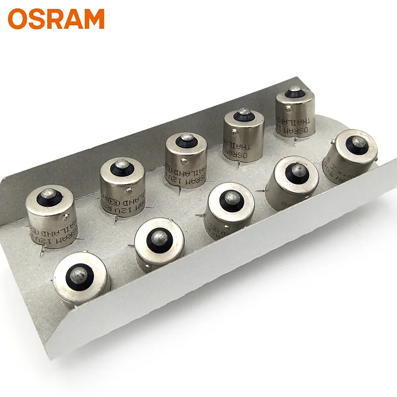 Лампа Ксеноновая OSRAM 12V первоначально R5W 5007 5 Вт Стандартный интерьер светильник фонари освещения номерного знака производитель комплексного оборудования для сигнальных ламп,, 10 шт