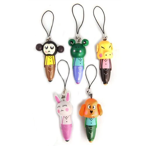 

Wholesale 10pcs of 5 Cute Lovely Animal Black Refill Ball Point Ballpoint Pen