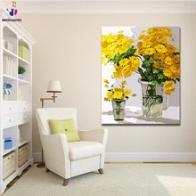 Картины маслом "сделай сам" состоит из цифр и цветов, а картины маленьких ромашек и роз можно использовать как домашний декор, так и в качестве подарков