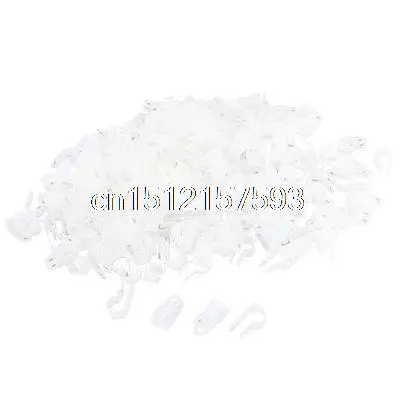 

1000 Pcs Replacement White Plastic R Clip Clamp for 13.2mm Wire Hose Tube