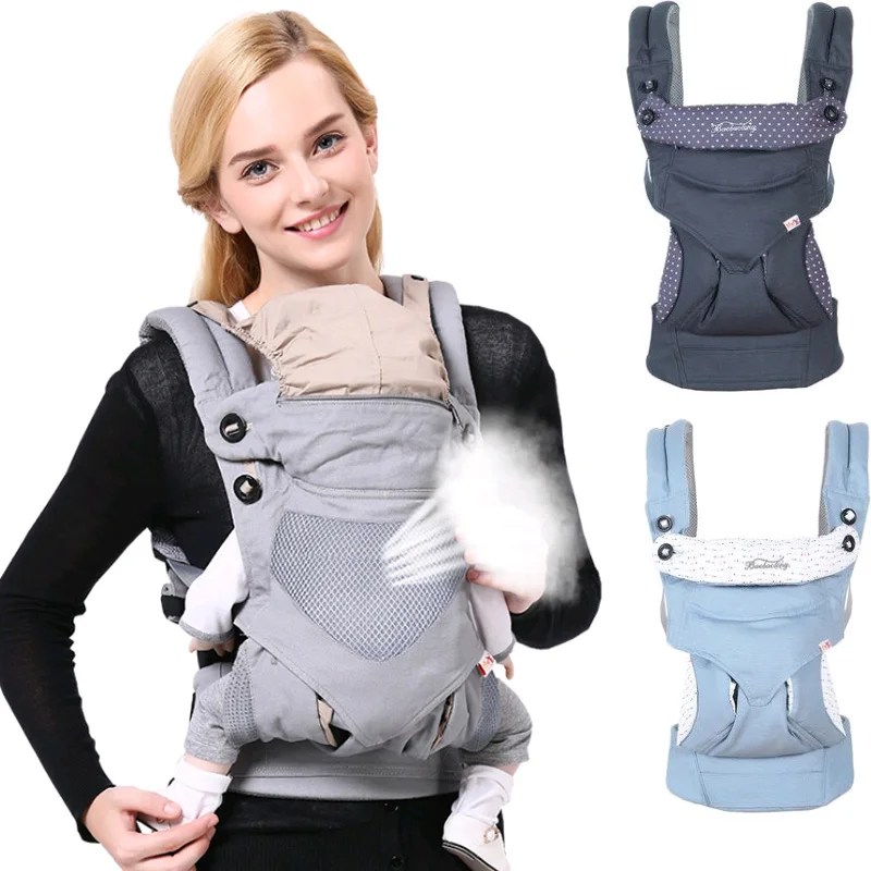Buy Adjustable 0 36M Ergonomic Baby Carriers Backpack Portable Baby Sling Wrap