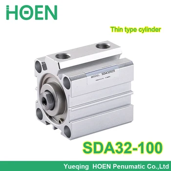

SDA32-100 Airtac Type SDA series 1/8" Port Pneumatic Compact Air Cylinder 32mm Bore 100mm Stroke SDA32*100 with high quality