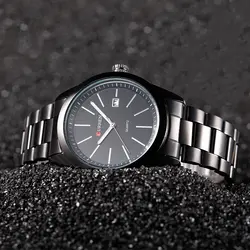 Новый masculino CURREN Для мужчин s часы лучший бренд класса люкс Нержавеющая сталь аналоговый Дисплей Дата Для Мужчин's Водонепроницаемый
