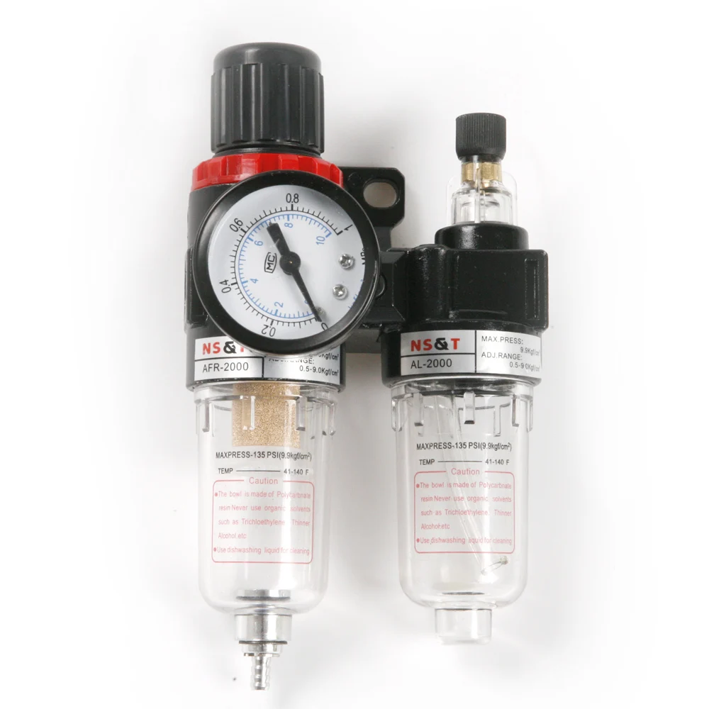 

Air Filter Regulator Moisture Trap Compressor Oil Water Separator AFC 2000