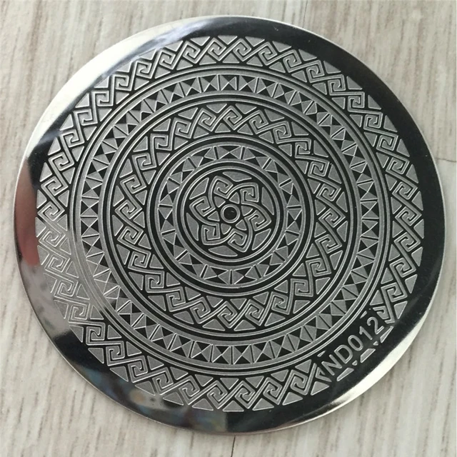 NICOLE DIARY Nail Art Stamping Plates Stainless Steel Floral ... NICOLE DIARY Nail Art Stamping Plates Stainless Steel Floral ...