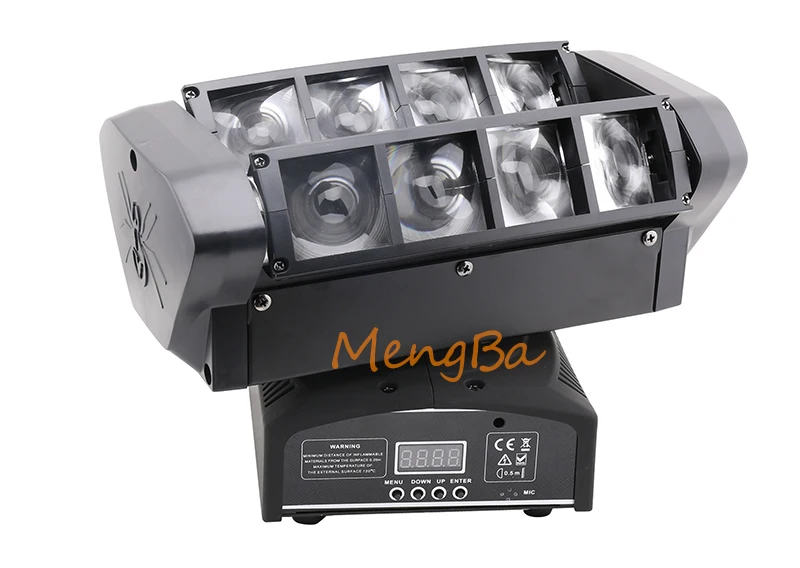 2 шт./лот светодио дный 8*10 Вт RGBW CREE луч света 8 глаза Мини Паук свет DMX512 Переезд головного света DJ/Fest/домой/бар/этап/вечерние