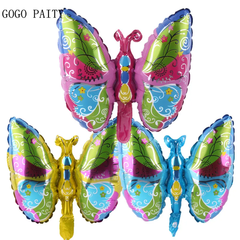 Бесплатная доставка 1 шт. мини бабочка алюминиевый шарик детская игрушка шарики