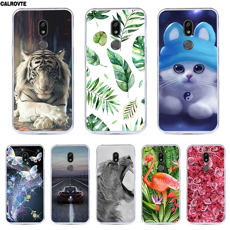 

For LG K40 Case Cover 6.1" Painted Flower Phone Cover For LG K40 K 40 X420EM LM-X420EM/LGK40 Back Covers Protective Cases