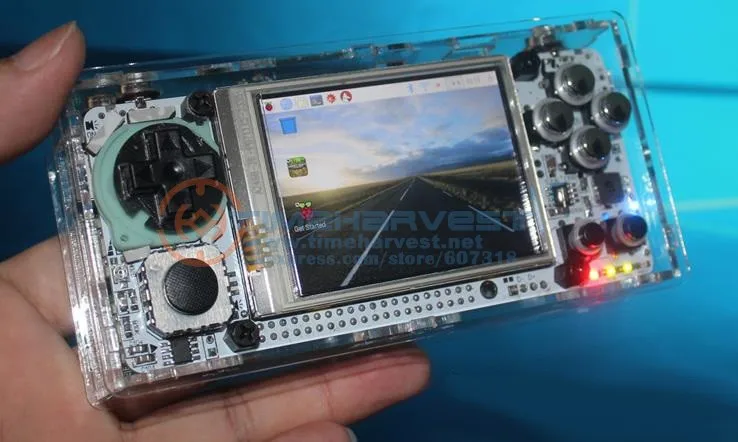 Портативный горизонтальный вариант. Карманная мини аркадная игра 2 8 'HD LCD Raspberry Pi