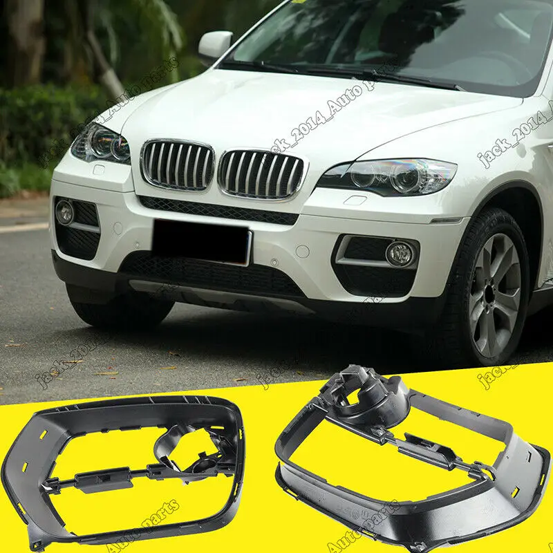 

For BMW X6 2012 2013 2014 Front Left&Right Bumper Grille Grill Holder Decorate Cover