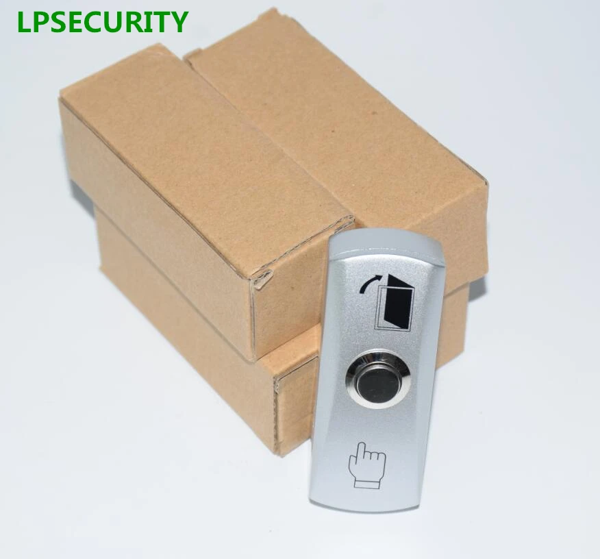 

LPSECURITY 5pcs per pack door gate lock exit push button switch 12VDC use
