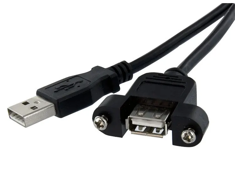 Cable Length: 25cm, Color: Up Computer Cables USB 2.0 Male Left/Right/Up/to Female Extension Cable USB 2.0Type A Male to Female Extension Cable with Screw Panel Mount Holes Cable Length: 25cm, Color: Up Computer Cables USB 2.0 Male Left/Right/Up/to Female Extension Cable USB 2.0Type A Male to Female Extension Cable with Screw Panel Mount Holes