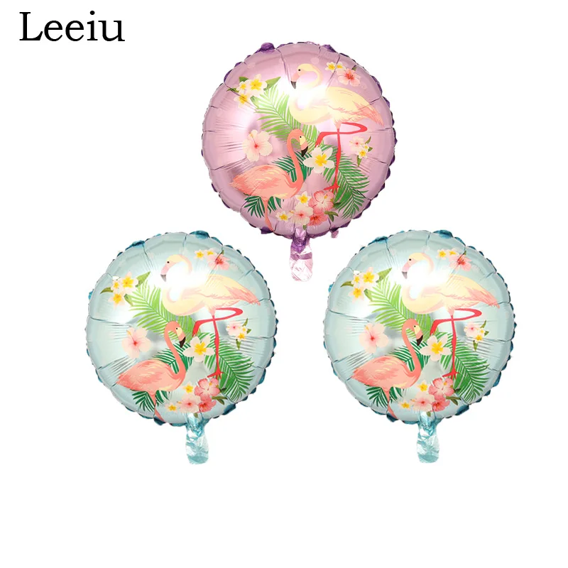 

Leeiu 5 Pcs 18 inch Flamingo Foil Balloons Inflatable Helium Balloon Flamingo Party Decoration Ball Birthday Party Supplies