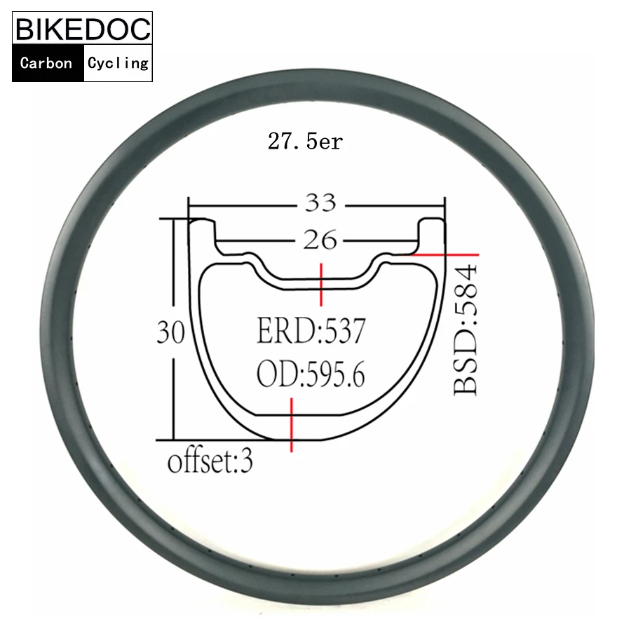 BIKEDOC 33 мм* 30 мм эксцентричный горный велосипед Bicicletas 29 полный углеродный руот MTB 27,5