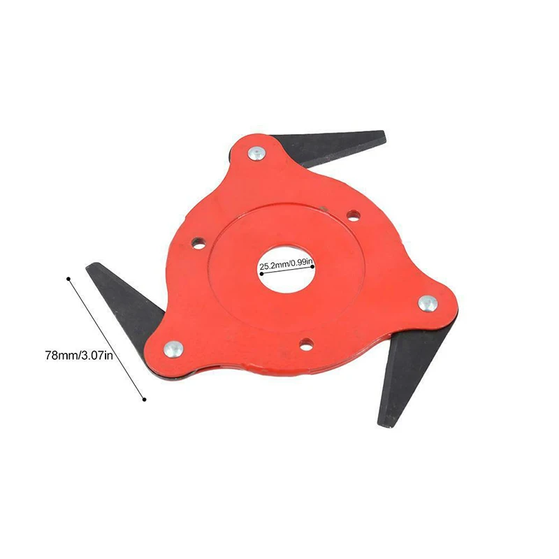 Easy To Install 3 Leaves Trimmer Cutter For Lawn Mower Grass Eater Head 65Mn Steel | Инструменты