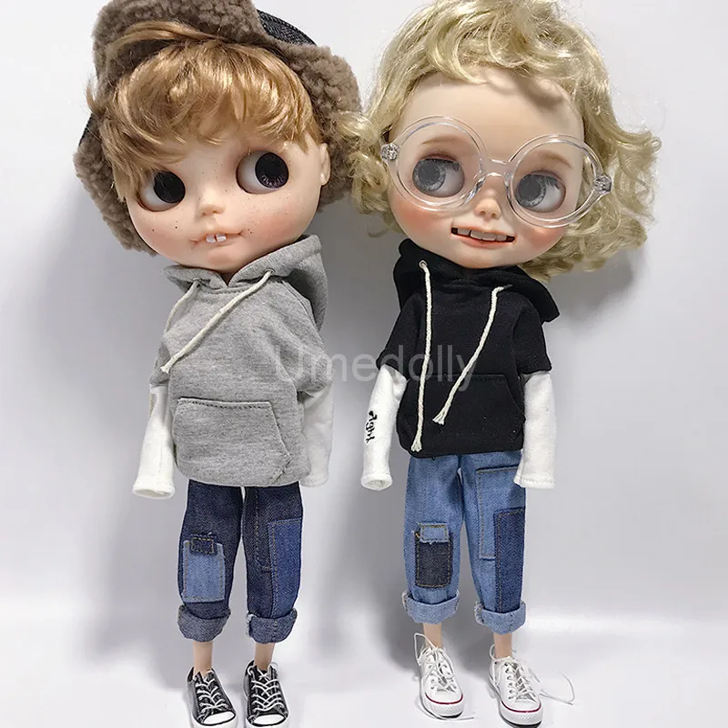 1 шт. модные джинсы ручной работы для кукол Blyth Licca Azone Redberry 1/6 аксессуары