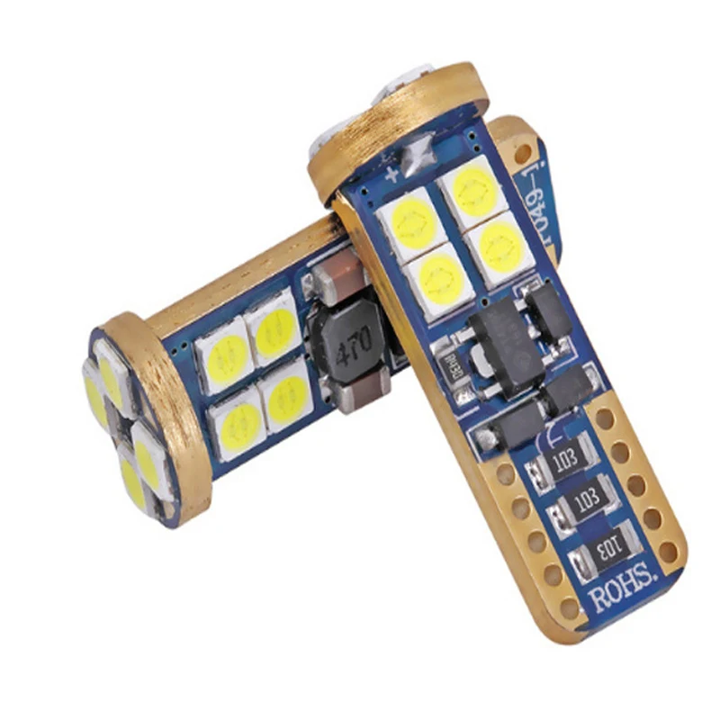 1 шт. W5W T10 12 SMD 3030 Canbus автомобильные светодиодные лампы сигнал номерной знак 194 168