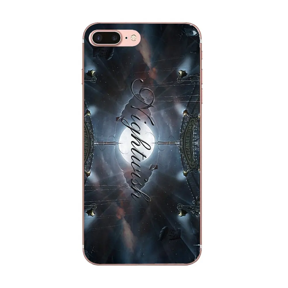 Металлический музыкальный логотип Nightwish Theater мягкий персональный узор для Huawei P7 P8