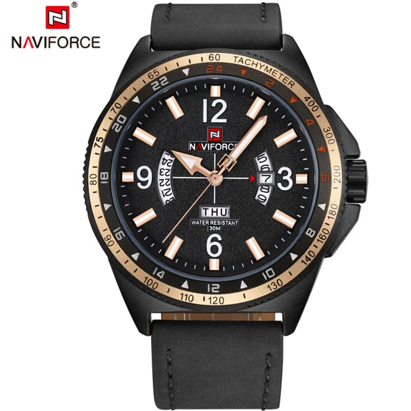 NAVIFORCE мужские s часы лучший бренд класса люкс водонепроницаемые спортивные