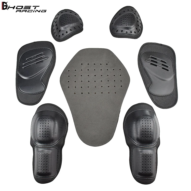 

Motorcycle Rugby Racing Case Anti - Wrestling Built - in Protector 5pcs Sleeve Shoulder Legs Hard style