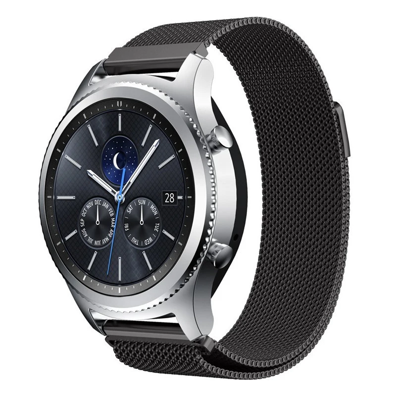 20 мм 22 мм универсальный ремешок из нержавеющей стали для samsung Galaxy Watch Active 2 40 мм 44 мм Миланская петля ремешок Galaxy Watch 42 мм 46 мм