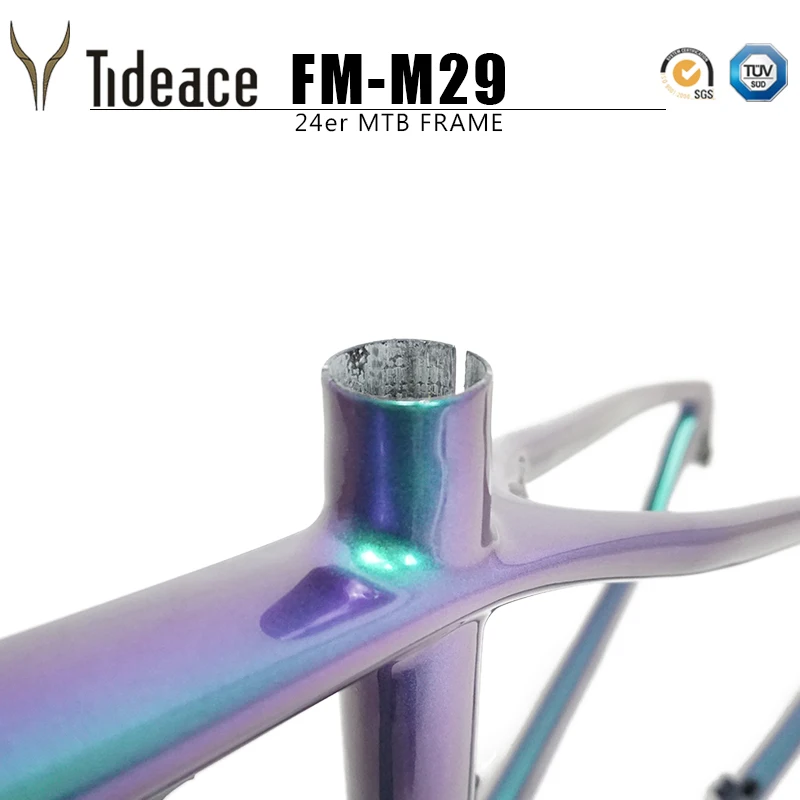 Best Updated 24er Carbon mtb Frame 13.5inch mountain bike carbon frame 135*9mm max 2.3 tire mtb bicycle frames free shipping 5