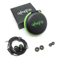 Original URBANFUN 3 5mm Beryllium In ear Earphone Noise Cancelling In Ear Earphone with mic