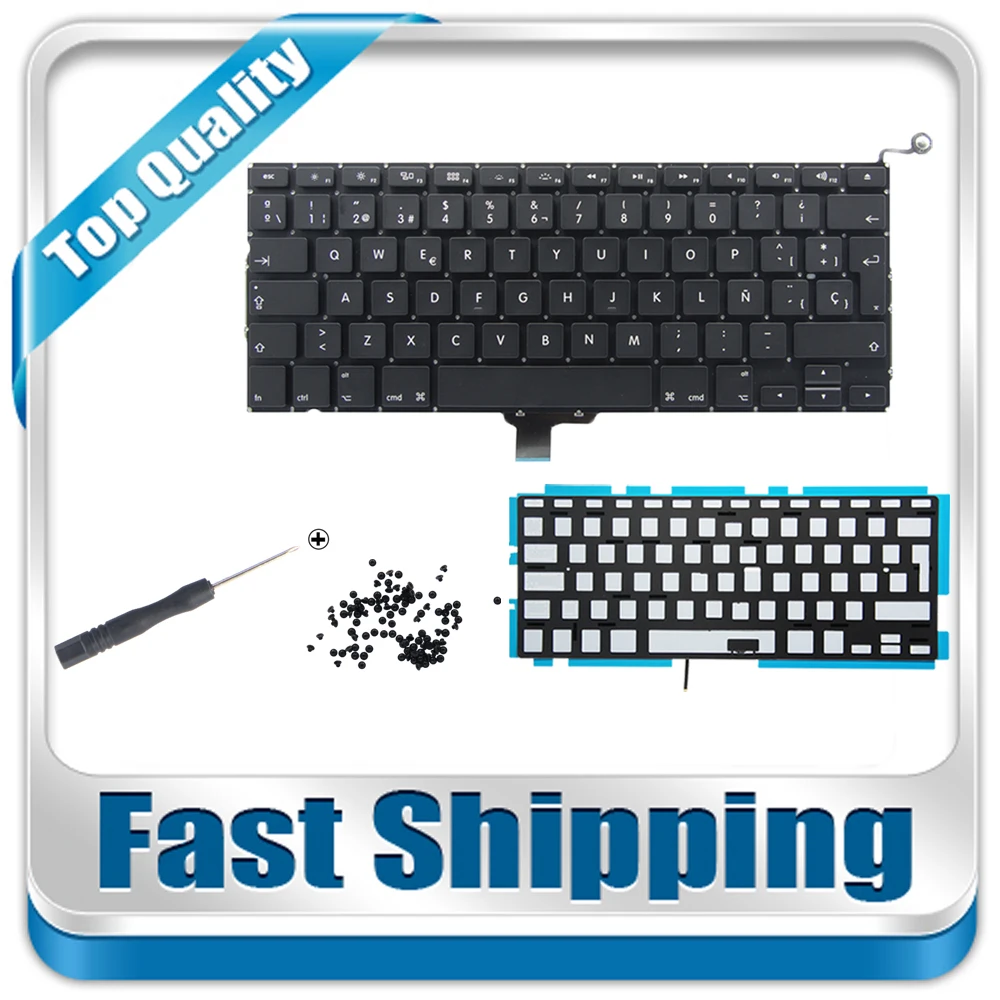 NEW A1278 SPANISH Keyboard FOR MACBOOK PRO 13 A1278 TECLADO SPANISH SP