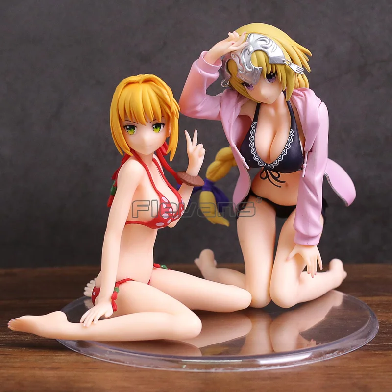 

Fate Stay Night Saber / Fate Grand Order Jeanne d'Arc Swimsuit Ver. Sexy PVC Figure Collectible Model Toy