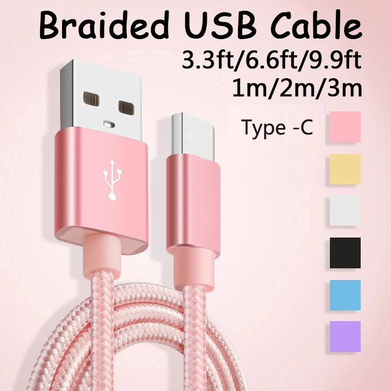 Usb type-C кабель для samsung S9 S8 Note 9 2A Быстрая зарядка кабель зарядного устройства микро-usb для iPhone X XS 7 8 телефонный кабель