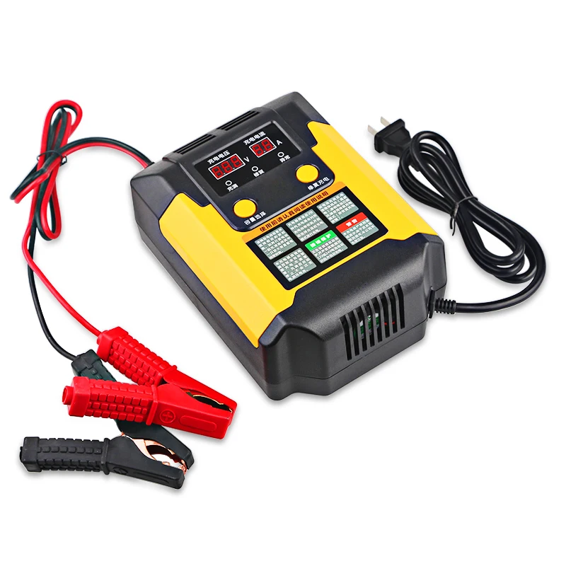 

Full Automatic Pulse Battery Charger Automatic Intelligent Smart Charger For Battery Car Auto Motorcycle Pulse Repair Universal