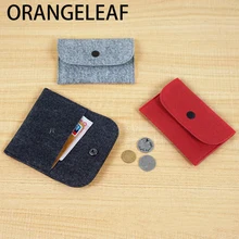2019 1PC Thin Wallet Solid Square Felt Mini Coin Purse Small Bag Mini Wallet Girl Change Purse Bag Business Card Holder unishow cute bow wallet women small female purse brand lock designer ladies wallet mini coin purse girl change bag card holders
