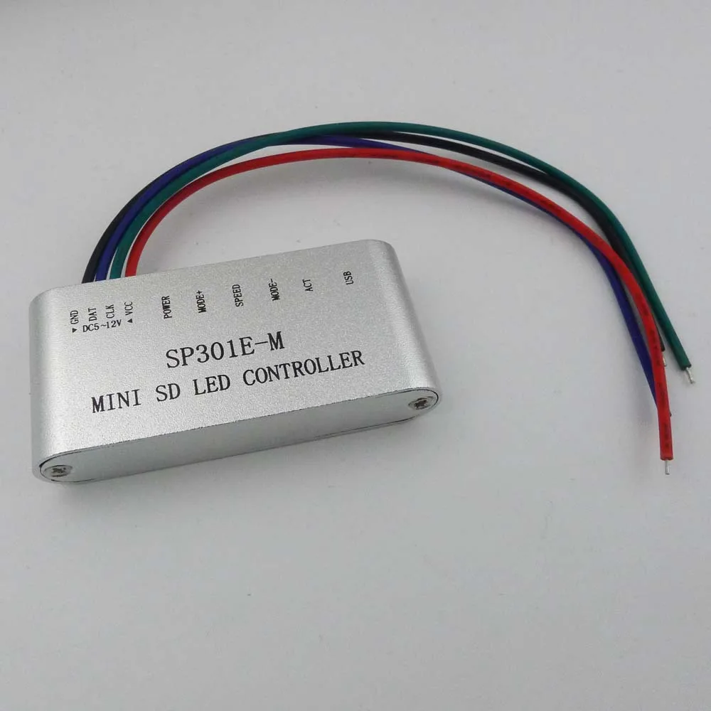 

SP301E-M Programmable RF Synchronous controller APA102 SK6812 WS2812B WS2811