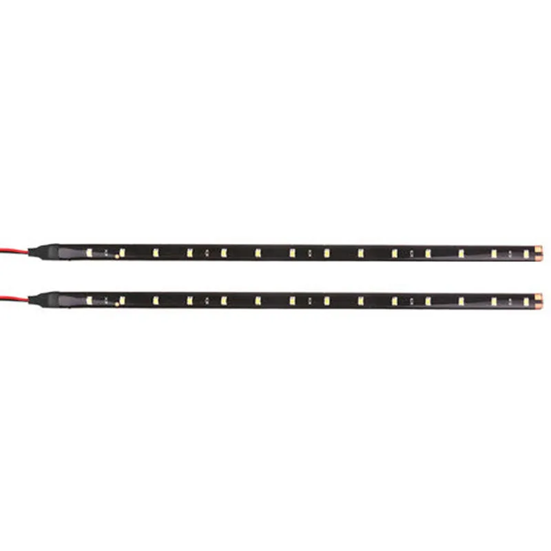 Mayitr  2* 5050 SMD 12 LED Waterproof Flexible Strip Light 12V For Car Home Decor 30cm White Lamp Car Styling