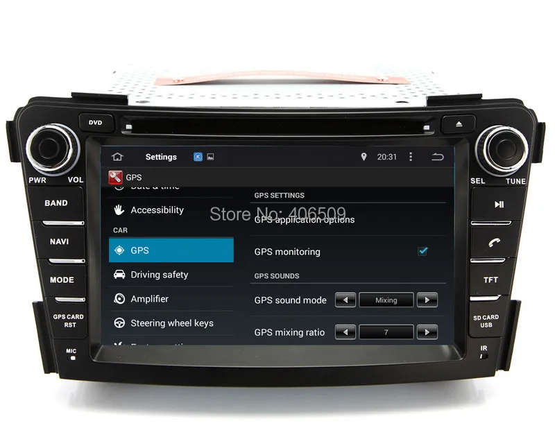 Flash Deal Android 7.1 Car DVD Player GPS Navigation for Hyundai i40 2011 2012 2013 with Radio BT USB AUX WIFI Audio Video Stereo 4Core+2G 2