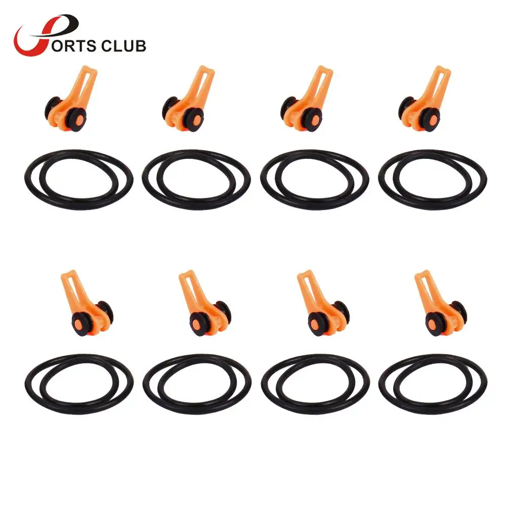 

Lixada 8PC Fishing Rod Pole Hook Keepers Holders Lures Jig Hooks Safe Keeping For Lures Bait Fishing Rods Shackle Rock