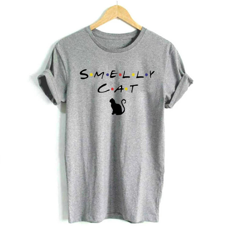 القط تي شيرت النساء الأصدقاء تلفزيوني رائحة كريهة القط المطبوعة تي شيرت الصيف مضحك قميص الإناث الجرافيك الأعلى كيتي عاشق زائد حجم المحملة القط تي شيرت النساء الأصدقاء تلفزيوني رائحة كريهة القط المطبوعة تي شيرت الصيف مضحك قميص الإناث الجرافيك الأعلى كيتي عاشق زائد حجم المحملة