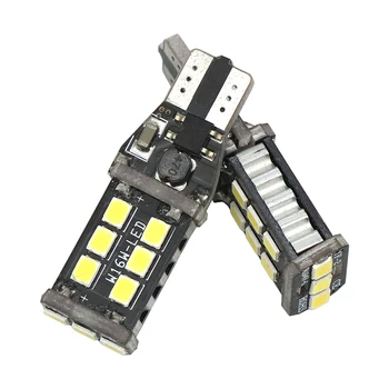 

2pcs W16W T15 15 LED Bulbs Canbus OBC Error Free LED Backup Light 921 912 W16W LED Bulbs Car reverse lamp White T10 W5W LED Bulb